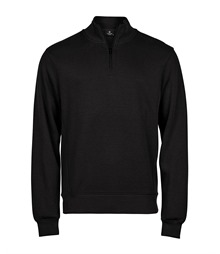 Ribbed interlock half-zip (5506)