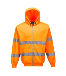 Hi-Vis Zipped Hoodie