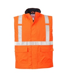 Bizflame Rain Hi-Vis FR Bodywarmer