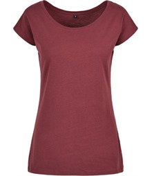 Women's wide neck tee