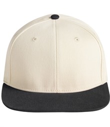 Beechfield Contrast Flat Peak 6 Panel Cap