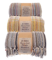 Jumbo recycled picnic blanket