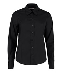 Women's corporate Oxford blouse long-sleeved (tailored fit)