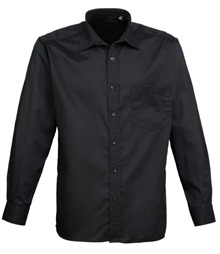 Long sleeve poplin shirt