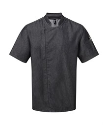 Chef's zip-close short sleeve jacket
