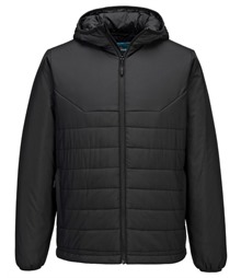 Professional hooded insulated baffle jacket (S608)