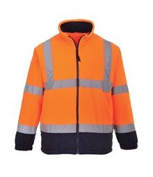 Hi-vis mesh-lined fleece (F300)