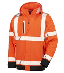Heavy-duty prism PU safe and dry jacket with recycled backing