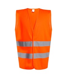 Pro hi-vis two-band easy print vest