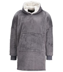The Ribbon oversized cosy reversible sherpa hoodie