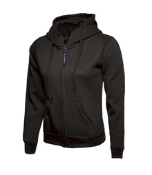 Ladies Classic Full Zip Hooded Sweatshirt