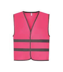 Hi-vis reflective border kids waistcoat (HVW102CH)