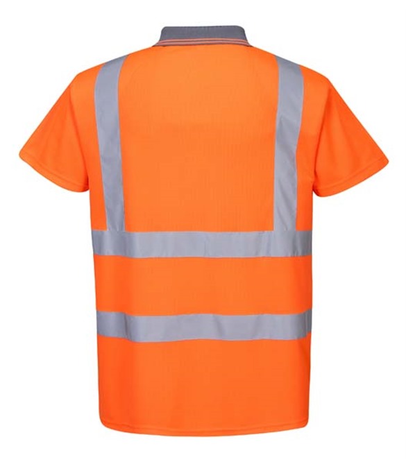 Hi-vis short sleeved polo (S477/RT22)