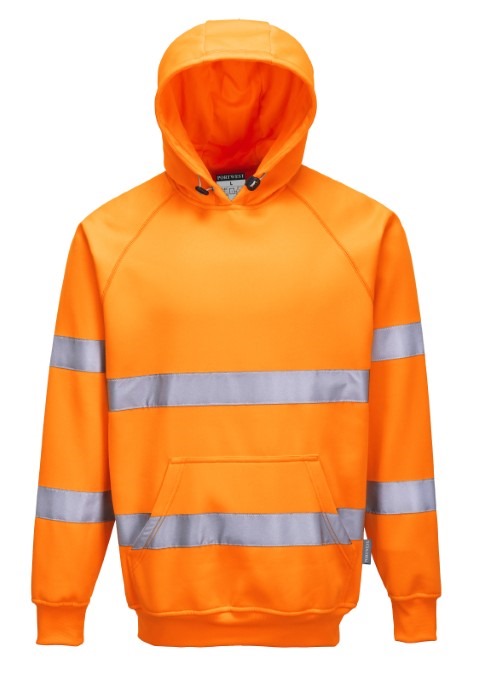 Hi-vis hooded sweatshirt (B304)