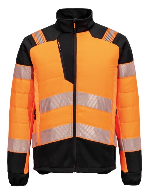 PW3 Hi-vis hybrid baffle jacket (T170)