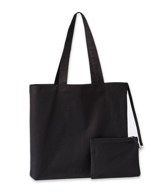Cruise recycled tote with detachable purse