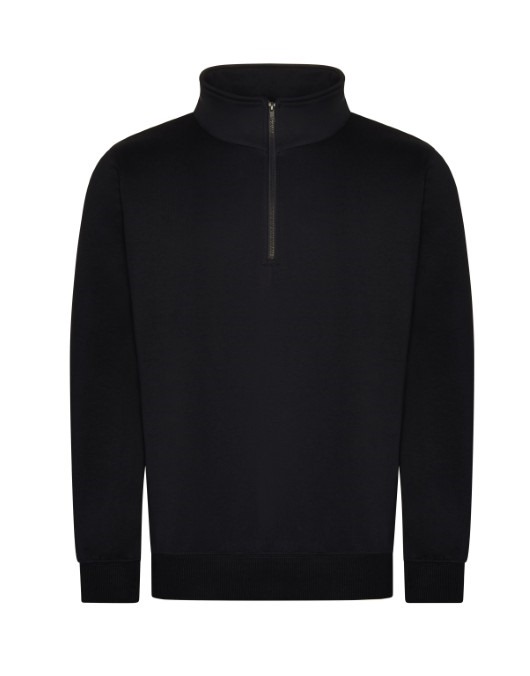 Pro ?-neck zip sweatshirt
