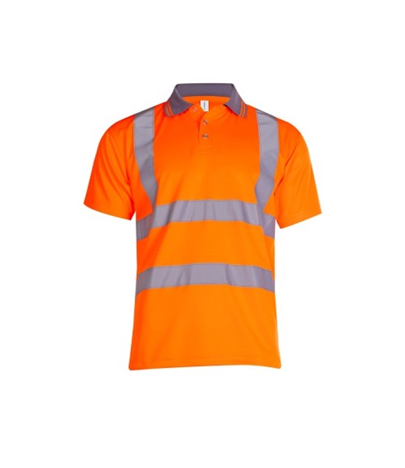 Hi Vis Short Sleeve Polo Shirt